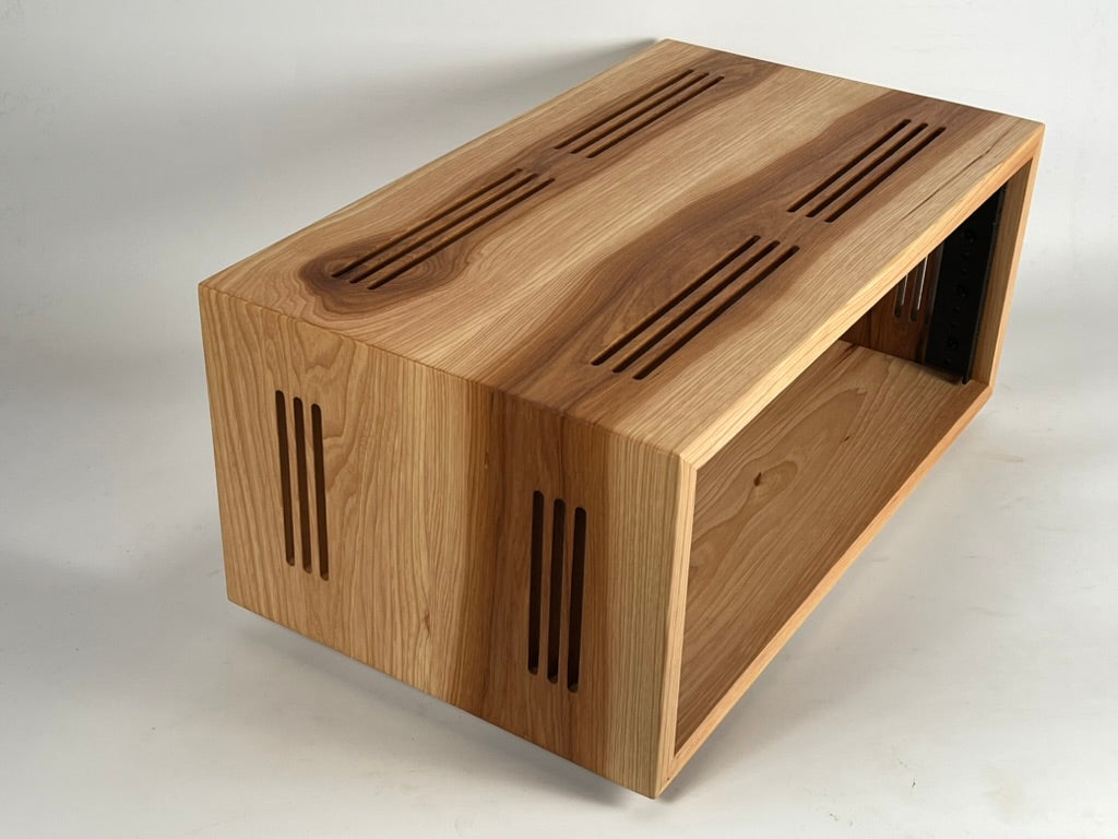 Studio Rack - Solid Hickory for 19" Rack-mount Equipment