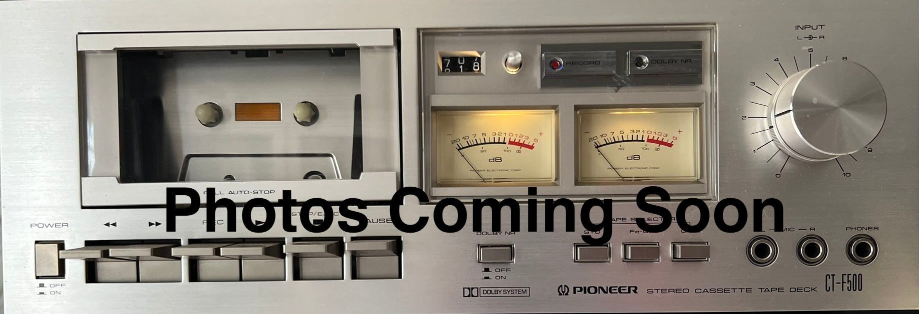 Pioneer CT-F500 / CT-F505 Cassette Deck Case