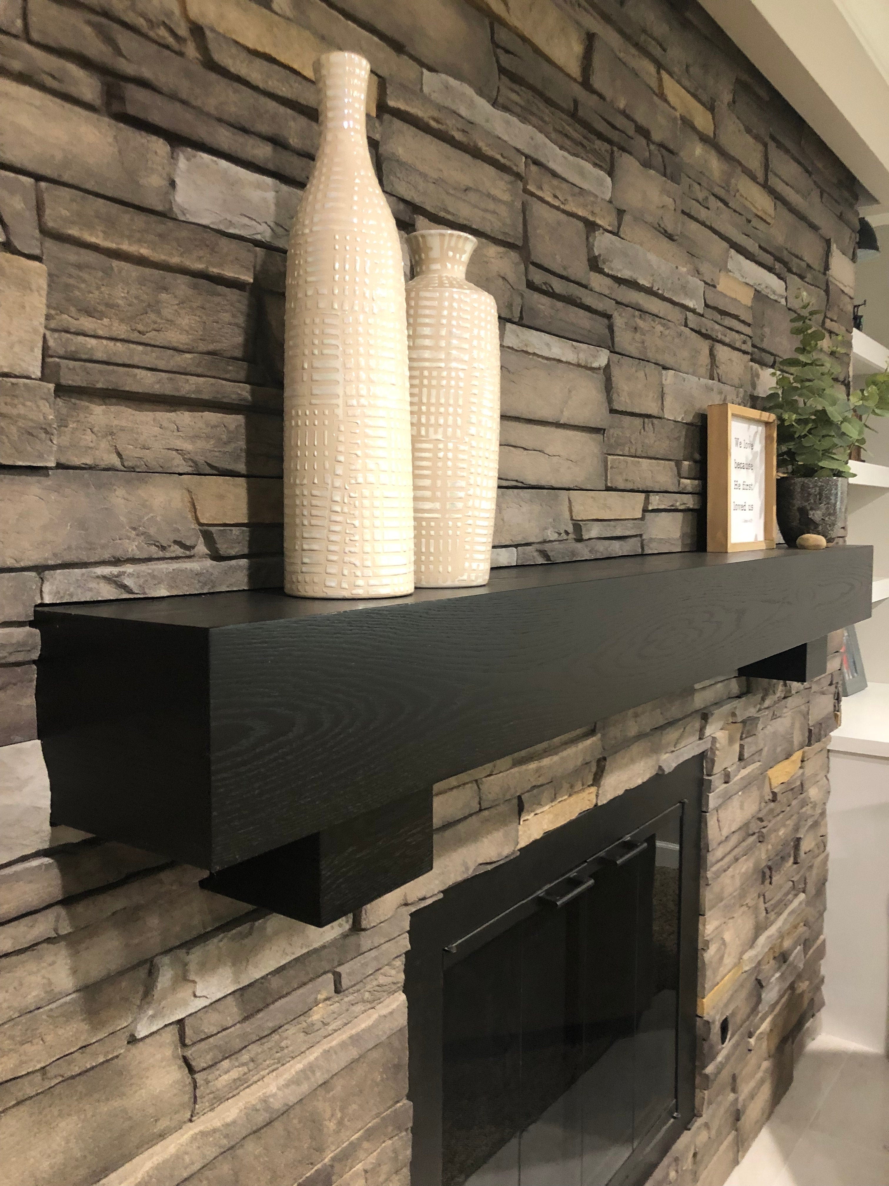 Oak Mantel (black)