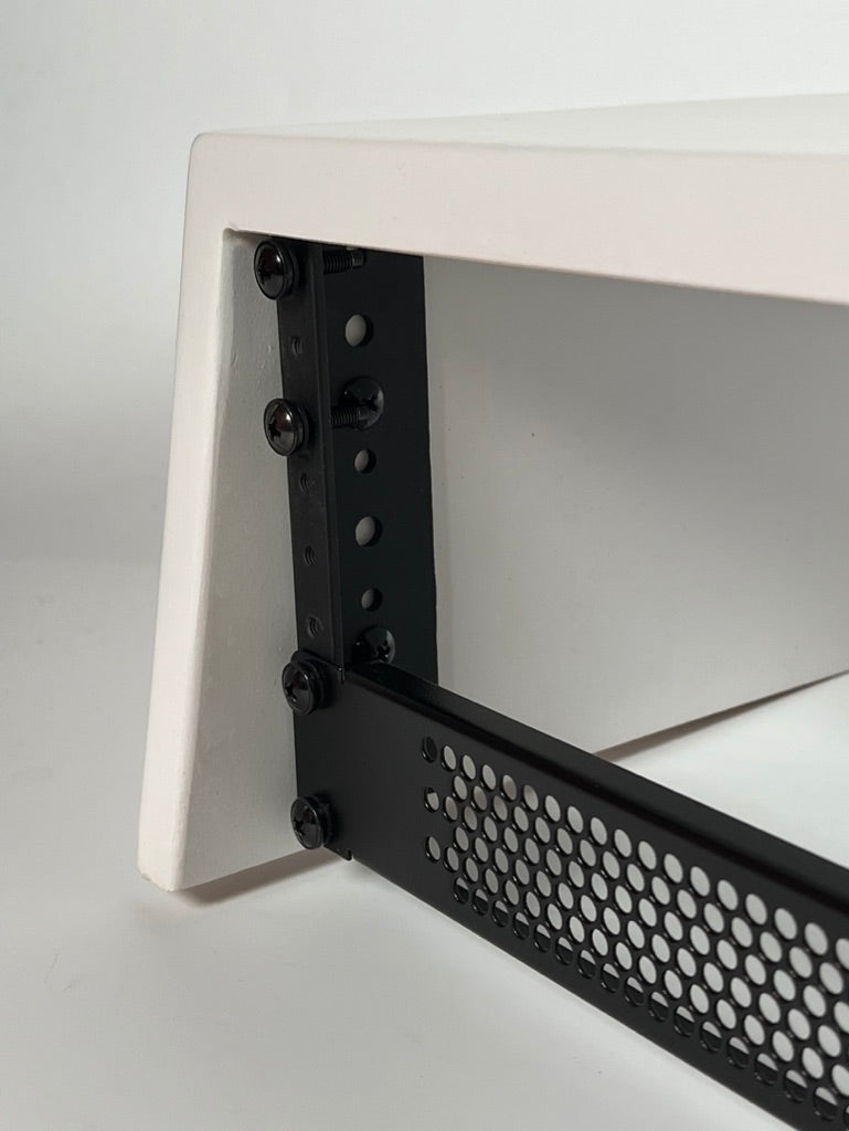 Desktop Studio Rack - Maple, Painted White