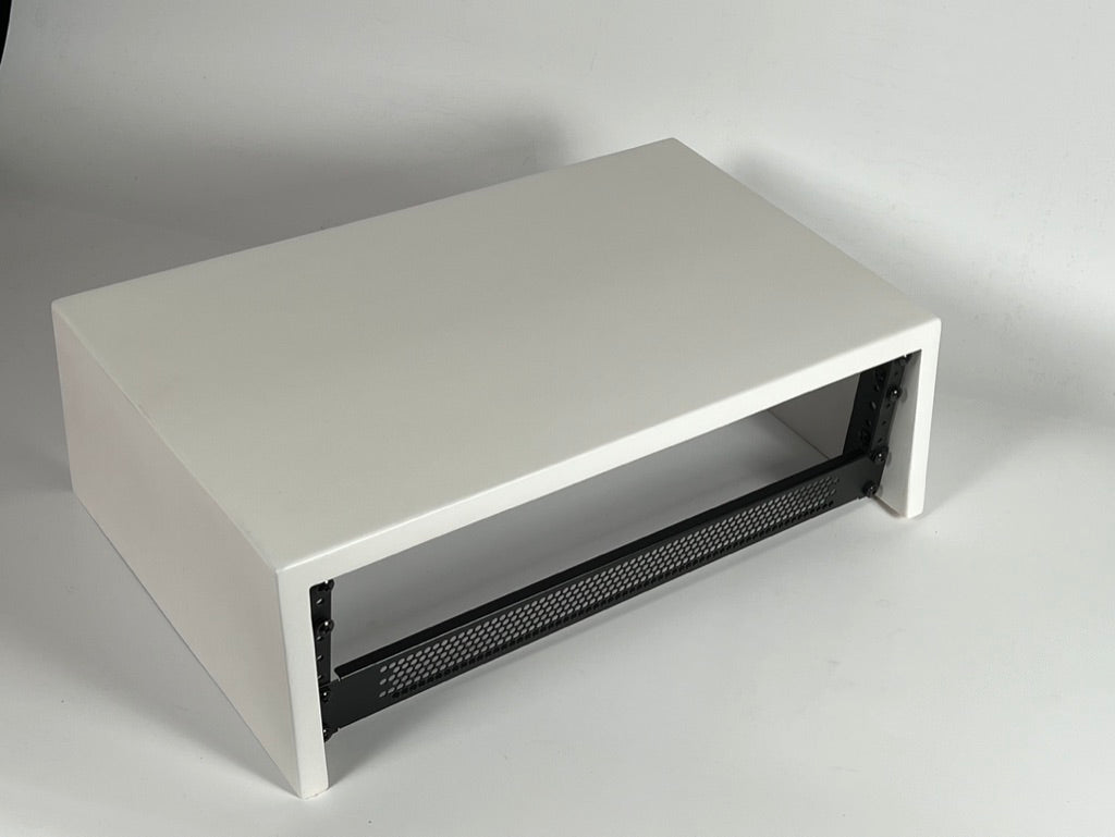 Desktop Studio Rack - Maple, Painted White