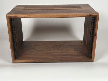Studio Rack - Solid Walnut (mix of light and dark grain)