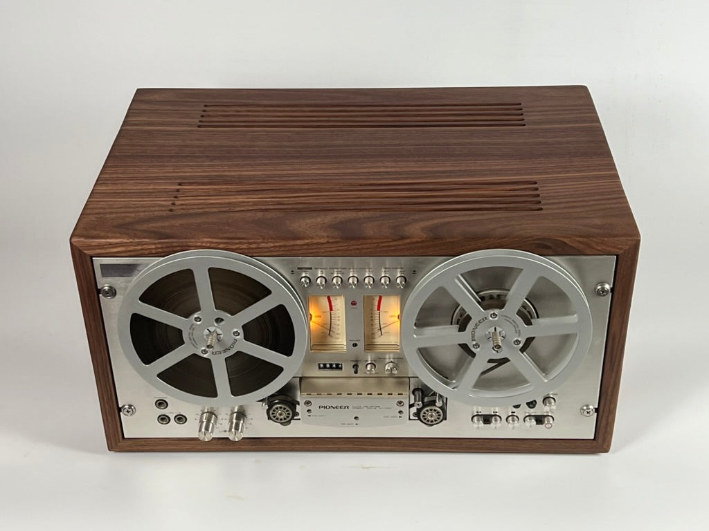 Pioneer RT-707 Reel-to-reel Tape Deck Case (wood slot venting)