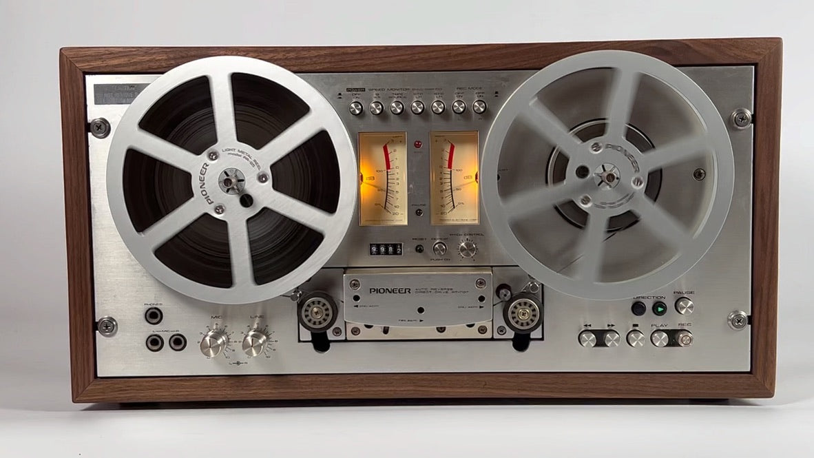 Pioneer RT-707 Reel-to-reel Tape Deck Case (wood slot venting)