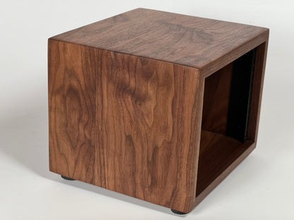 Studio Rack - Half-width Solid Walnut for 9.5" equipment