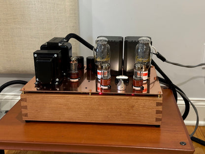 Custom HiFi Bases - mahogany and cherry