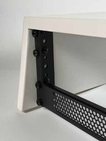 Desktop Studio Rack - Maple, Painted White